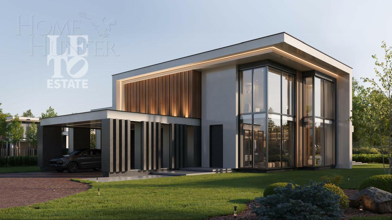 2-этажный коттедж 390 м² без отделки