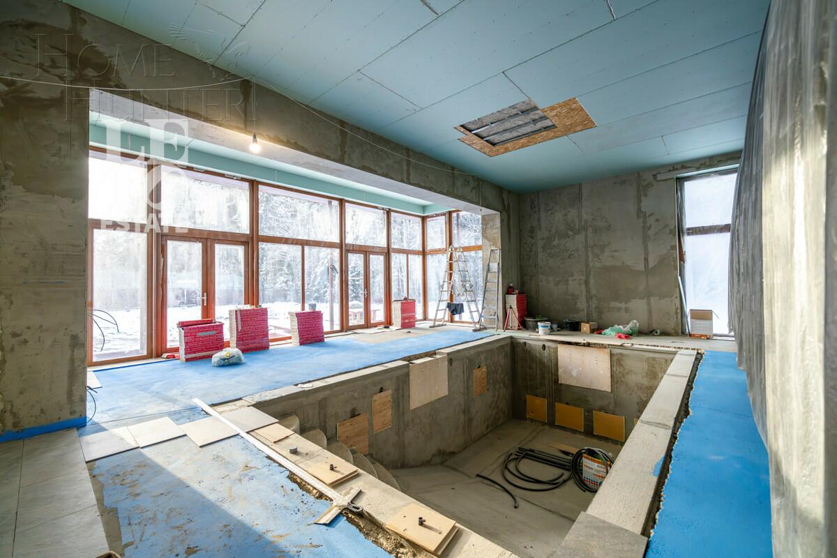 2-этажный коттедж 1 150 м² без отделки