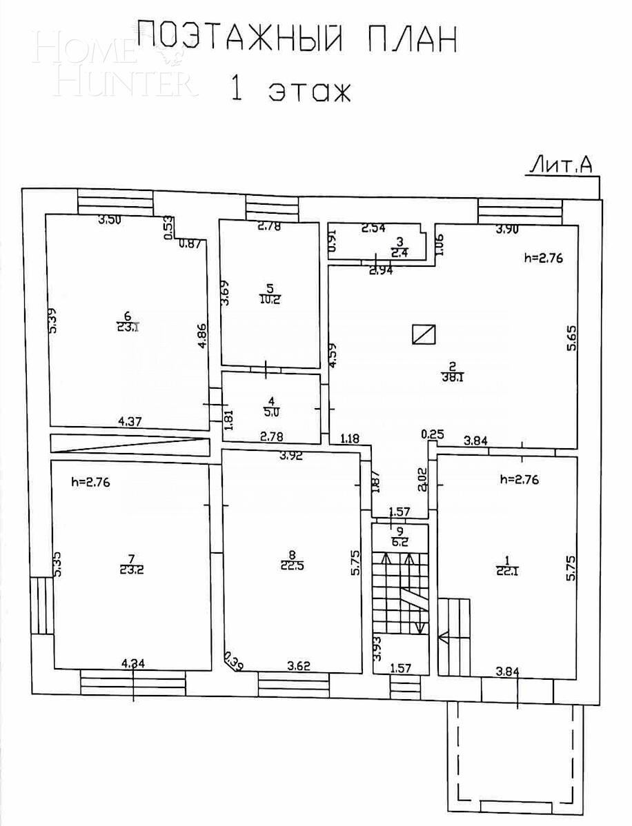 2-этажный коттедж 815 м² с отделкой