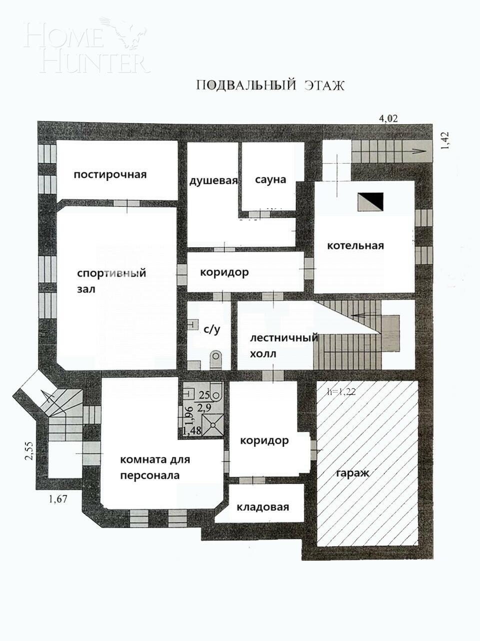 2-этажный коттедж 350 м² с отделкой