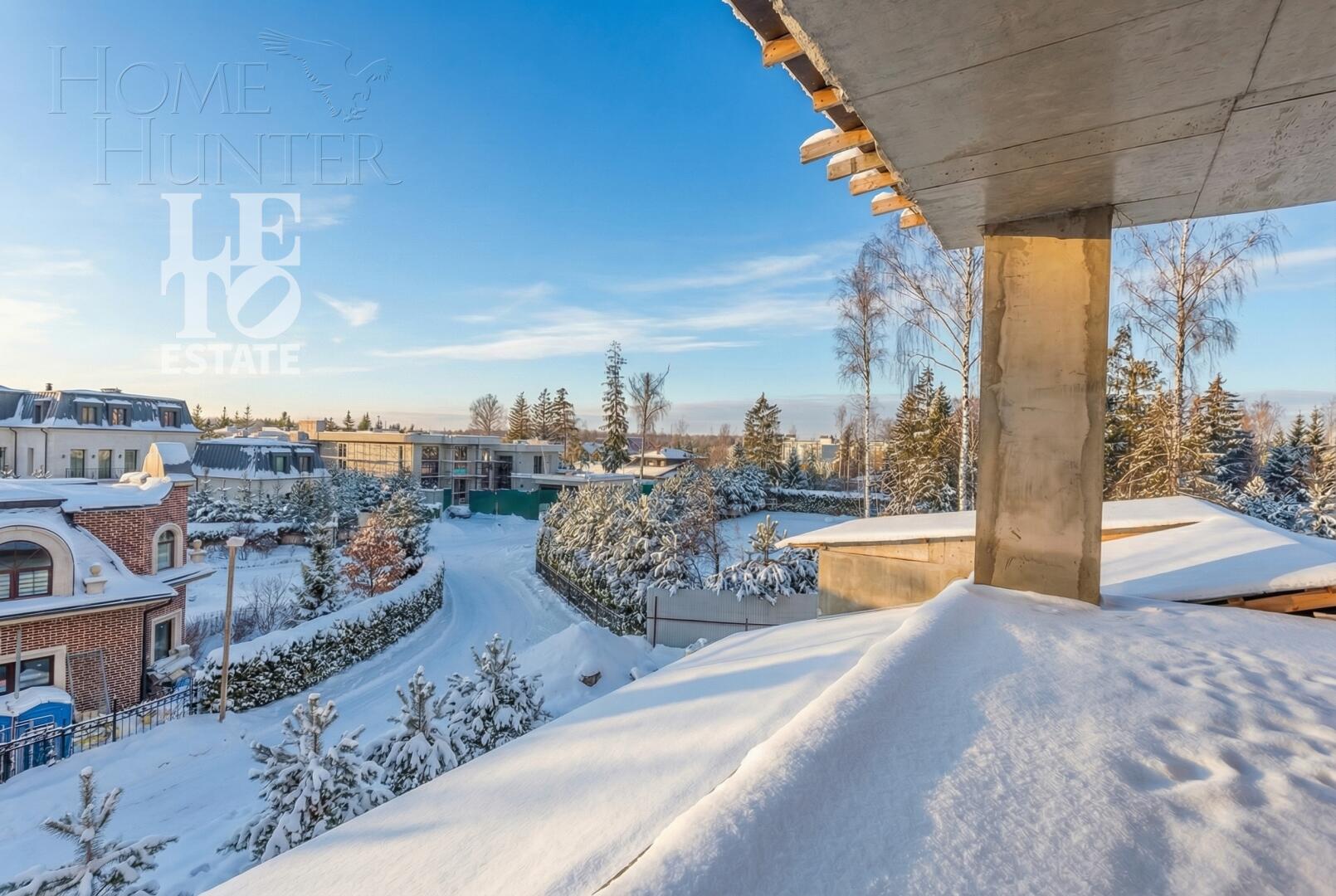 3-этажный коттедж 1 451 м² без отделки