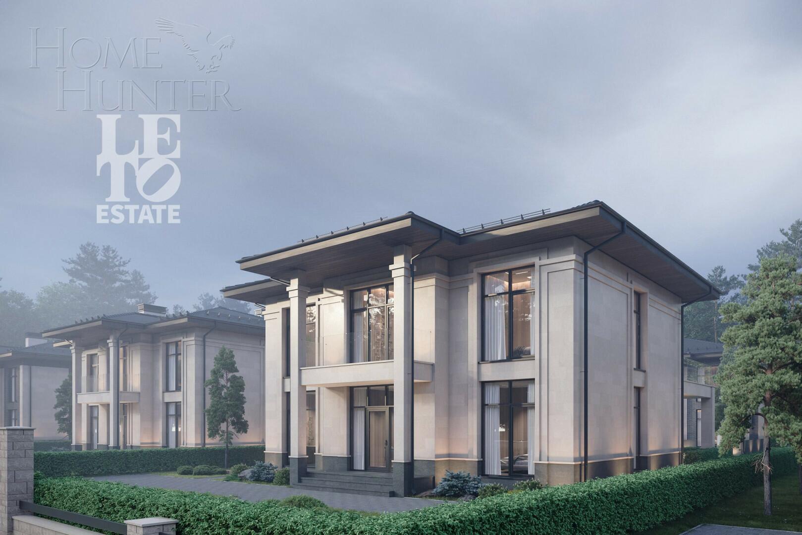 2-этажный коттедж 315.6 м² без отделки