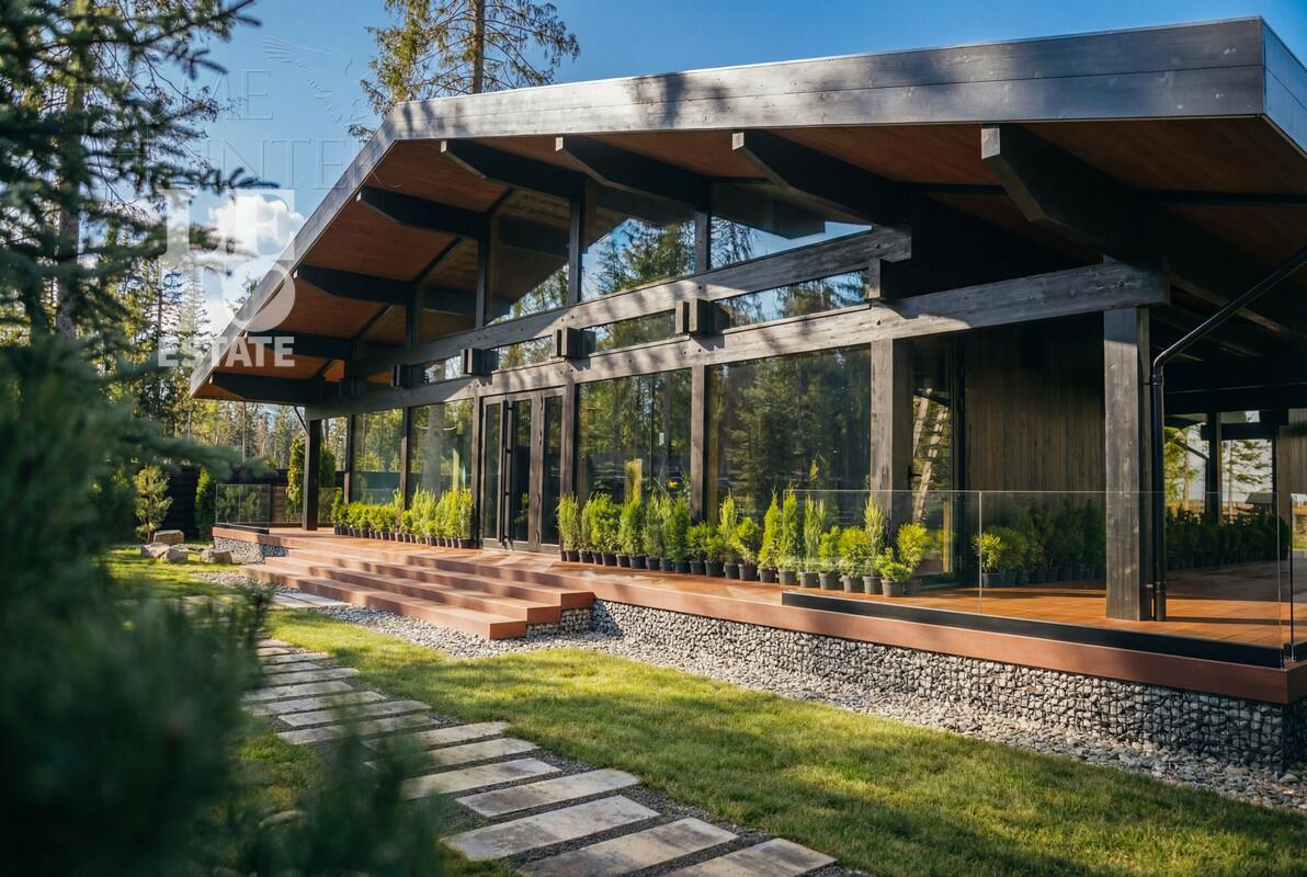 1-этажный коттедж 373 м² с отделкой