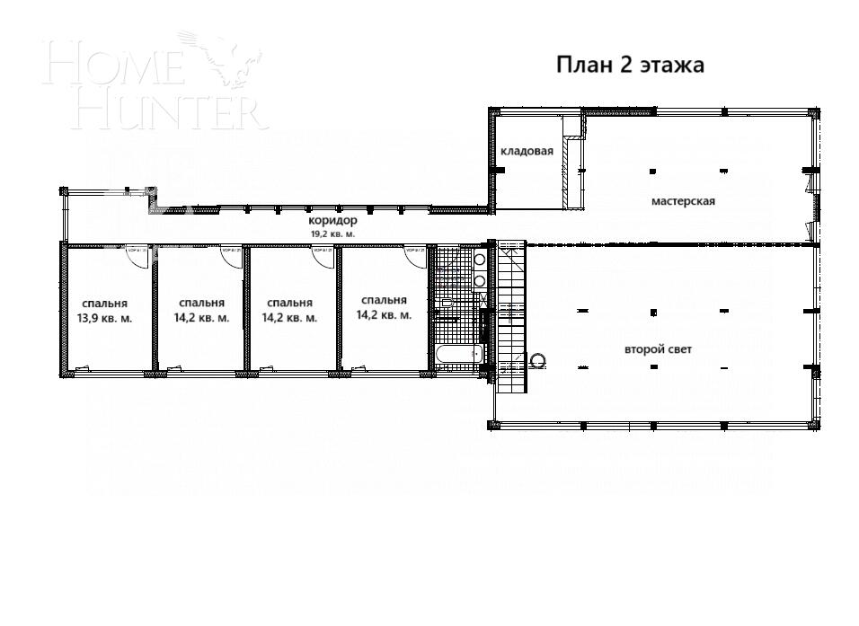 2-этажный коттедж 426 м² с отделкой