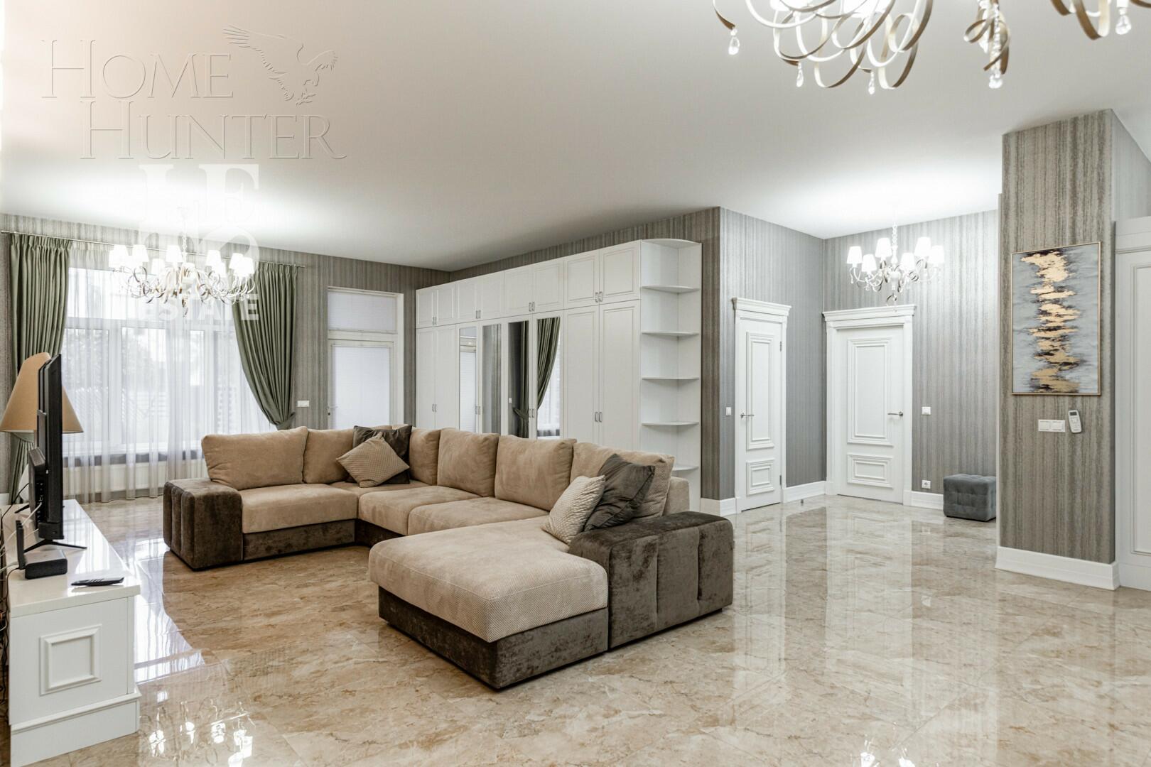 1-этажный коттедж 328 м² с отделкой