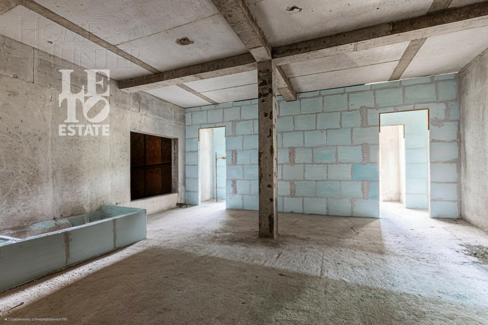 1-этажный коттедж 649.6 м² без отделки