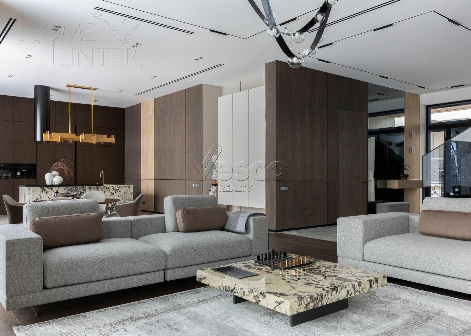 2-этажный коттедж 1 066 м² с отделкой