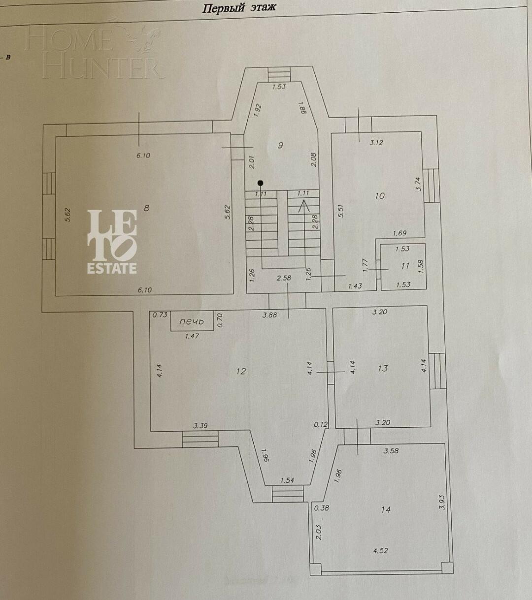 3-этажный коттедж 406 м² с отделкой