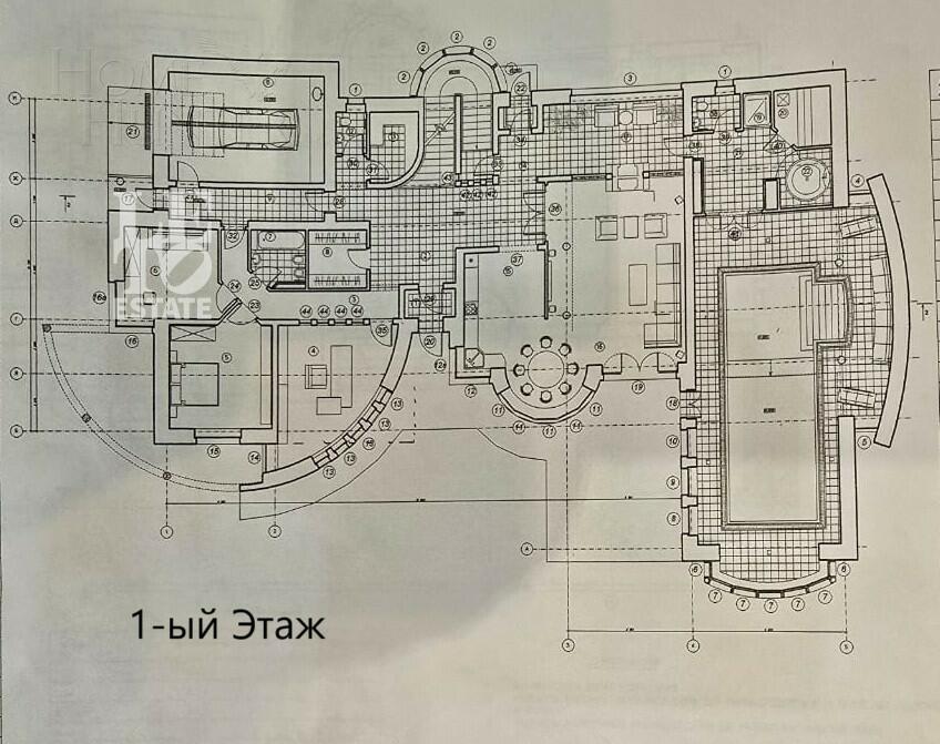2-этажный коттедж 1 150 м² с отделкой