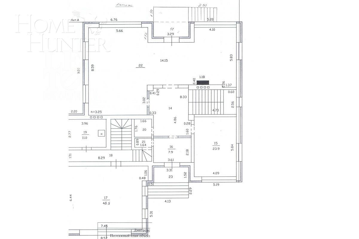 2-этажный коттедж 1 080 м² с отделкой