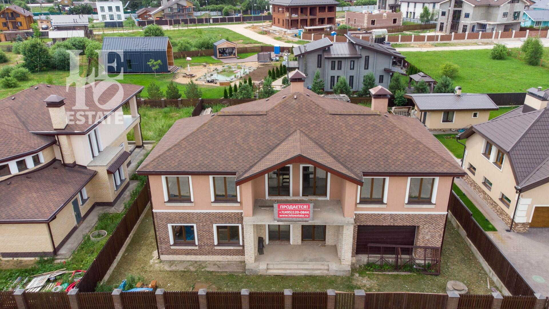 2-этажный коттедж 408 м² без отделки