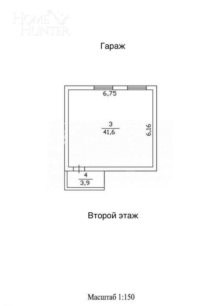 2-этажный коттедж 556.2 м² без отделки
