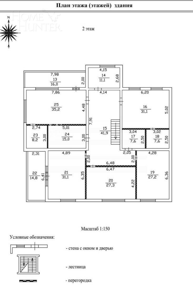 2-этажный коттедж 551.3 м² без отделки