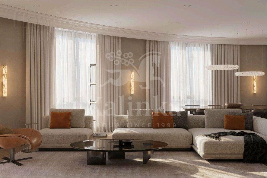 4-КОМН. КВАРТИРА С ОТДЕЛКОЙ 182 М² НА 4 ЭТАЖЕ