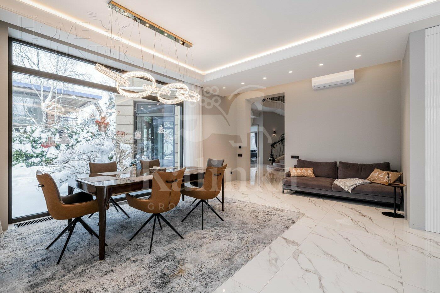 2-этажный коттедж 500 м² с отделкой