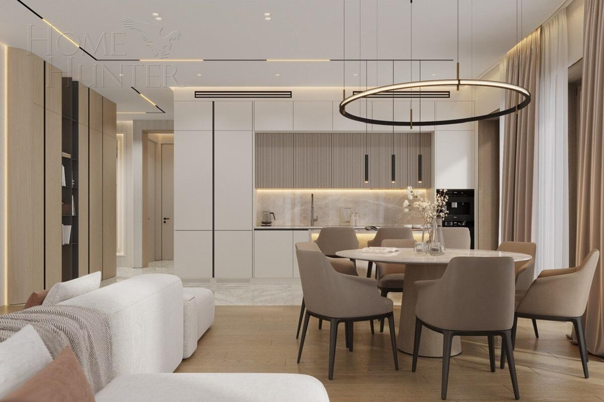 4-КОМН. КВАРТИРА С ОТДЕЛКОЙ 155 М² НА 15 ЭТАЖЕ