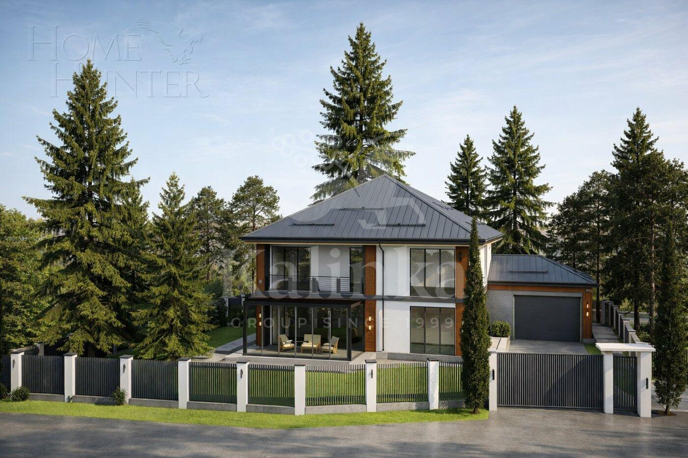 2-этажный коттедж 380 м² без отделки