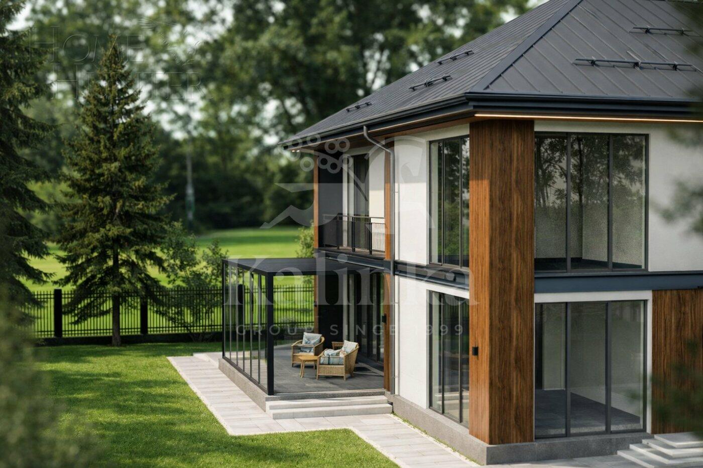 2-этажный коттедж 380 м² без отделки