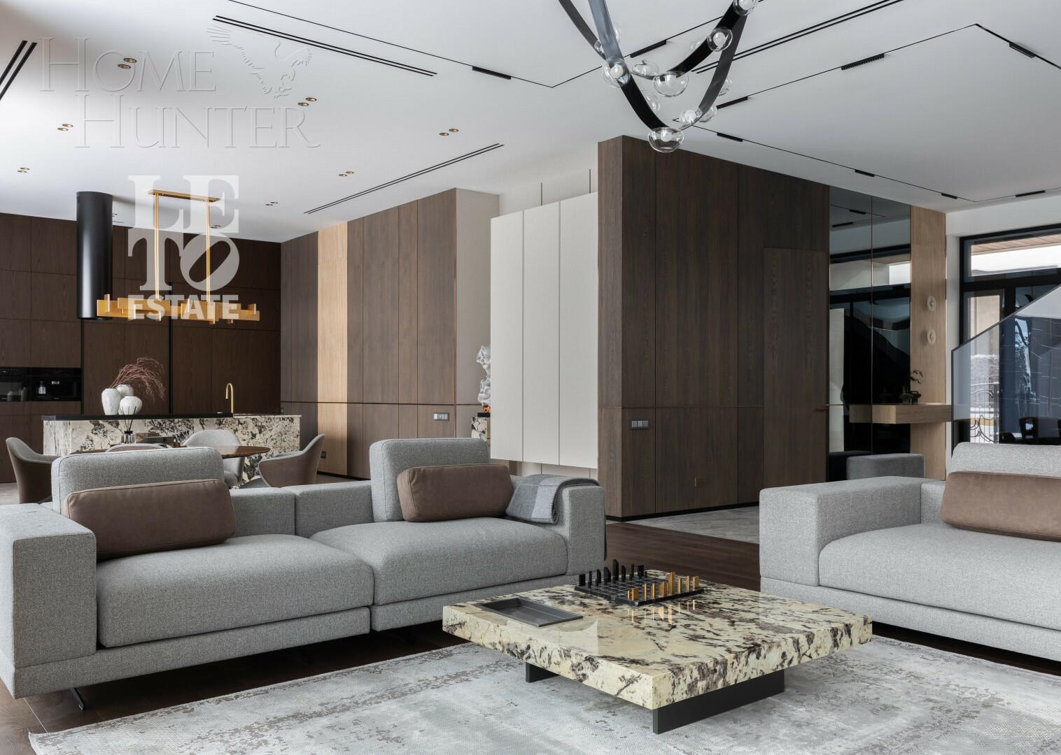 2-этажный коттедж 1 066 м² с отделкой