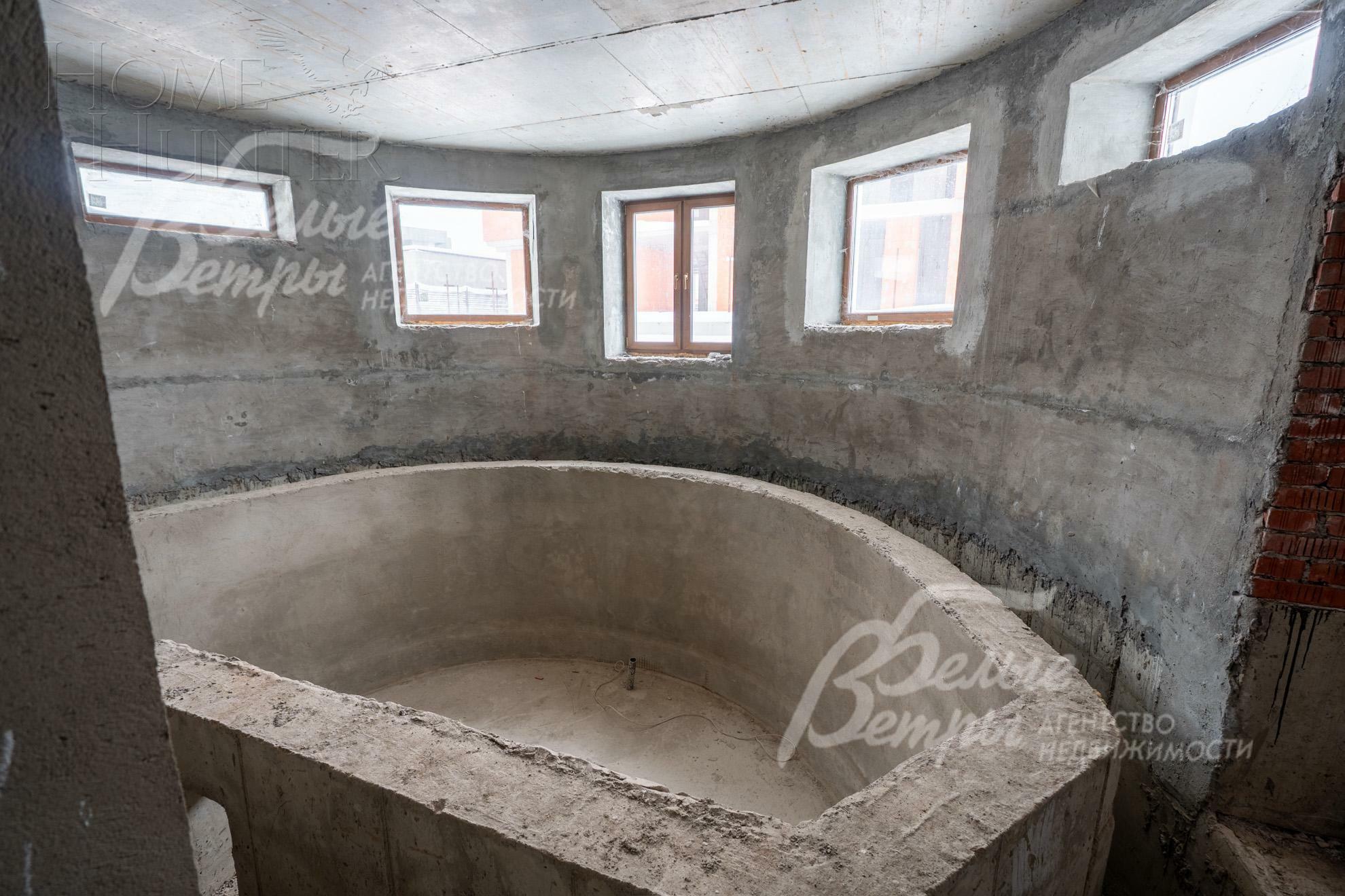 2-этажный коттедж 702 м² без отделки