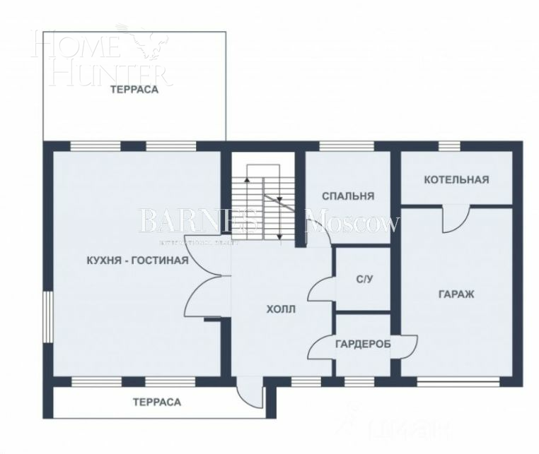 2-этажный коттедж 260 м² с отделкой