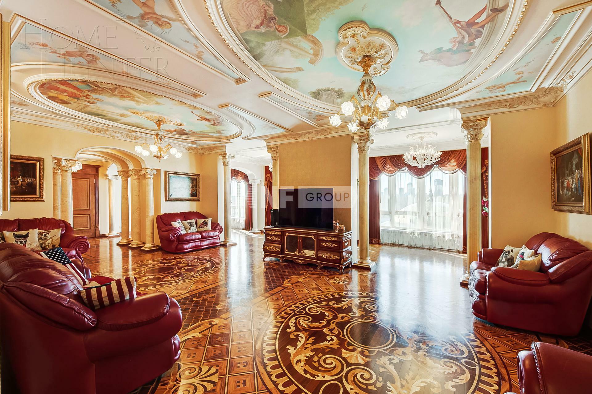 10-КОМН. КВАРТИРА С ОТДЕЛКОЙ 560 М² НА 4 ЭТАЖЕ