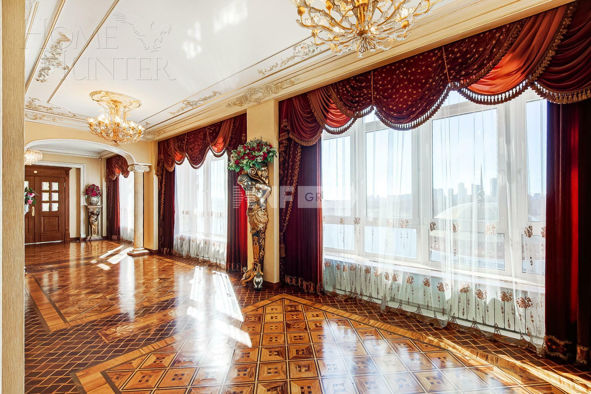 10-КОМН. КВАРТИРА С ОТДЕЛКОЙ 560 М² НА 4 ЭТАЖЕ