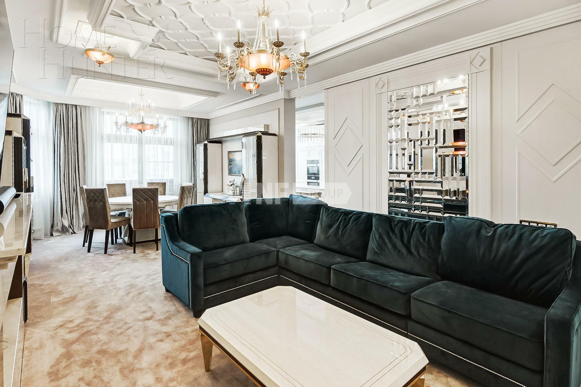 4-КОМН. КВАРТИРА С ОТДЕЛКОЙ 192.9 М² НА 19 ЭТАЖЕ