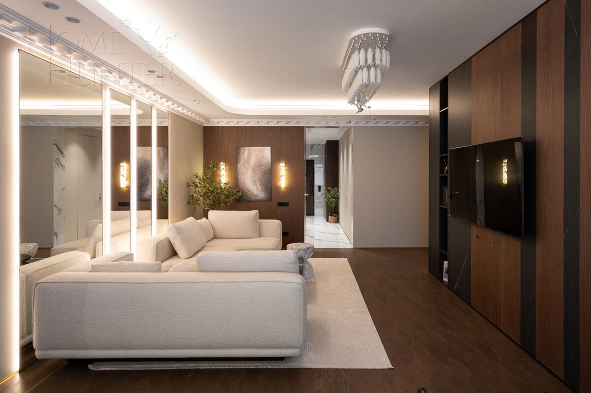 5-КОМН. КВАРТИРА С ОТДЕЛКОЙ 151 М² НА 19 ЭТАЖЕ