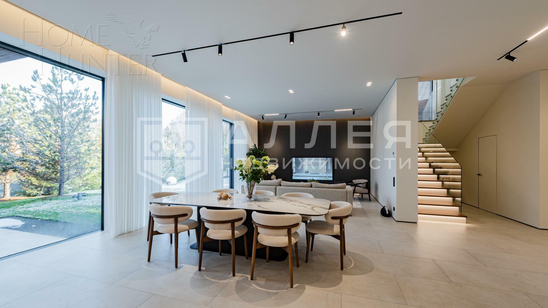 2-этажный коттедж 390.5 м² с отделкой