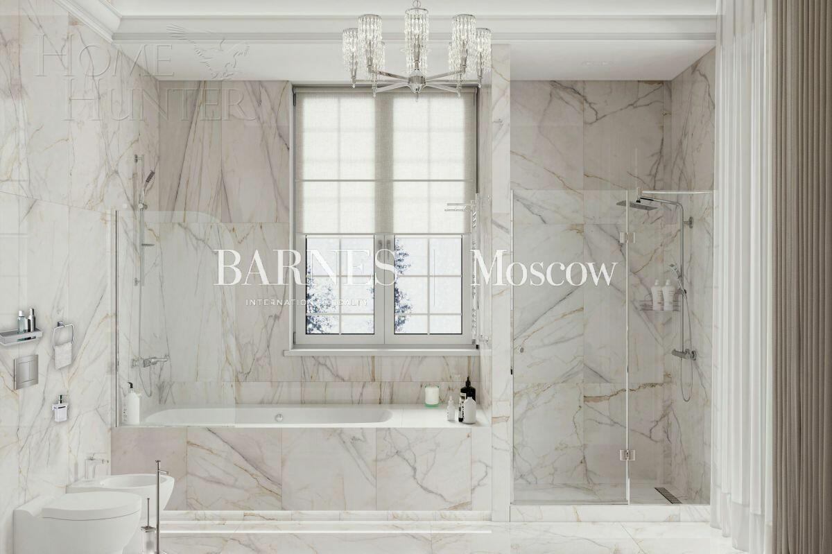 2-этажный коттедж 1 100 м² без отделки