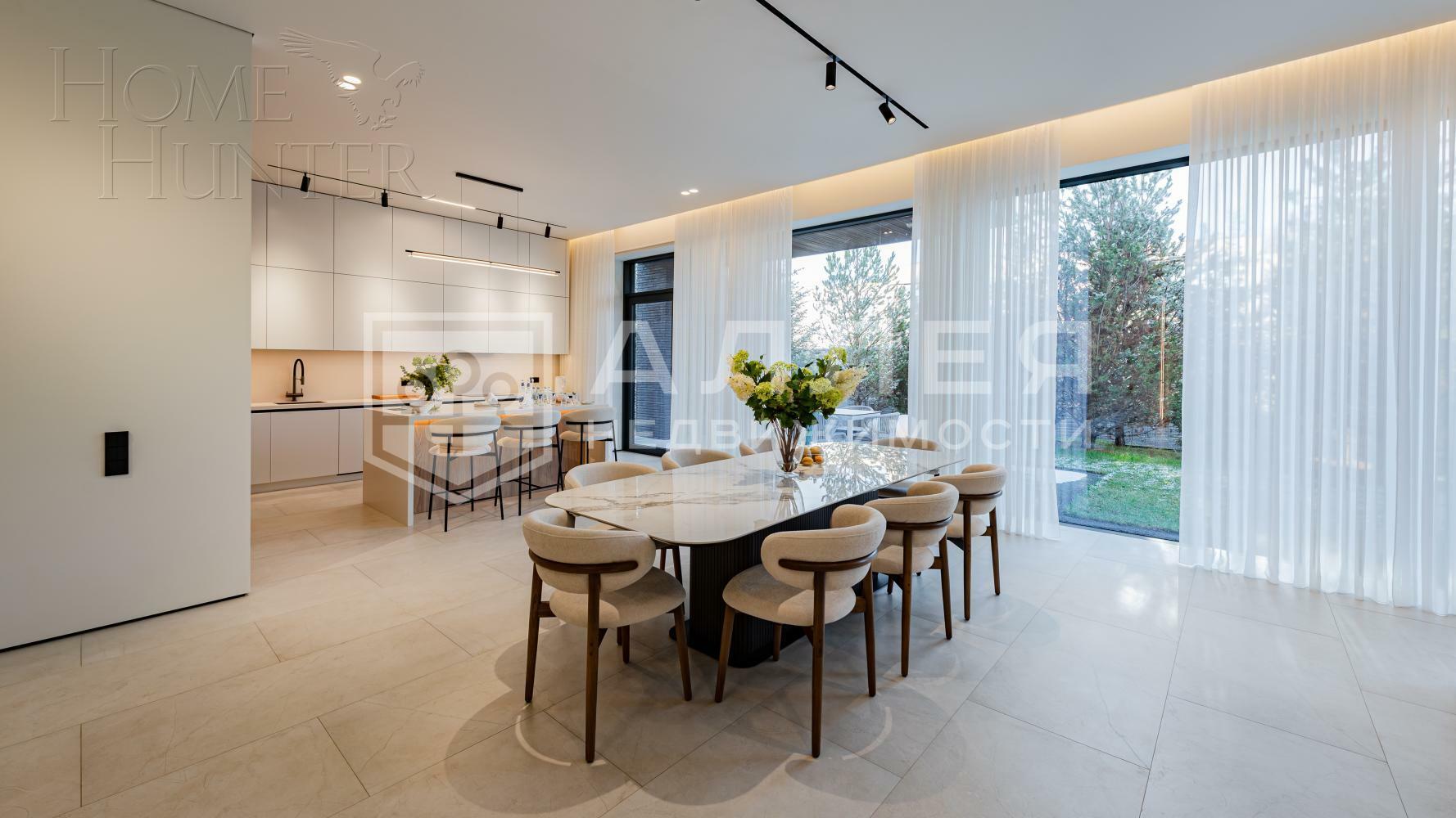 2-этажный коттедж 390.5 м² с отделкой