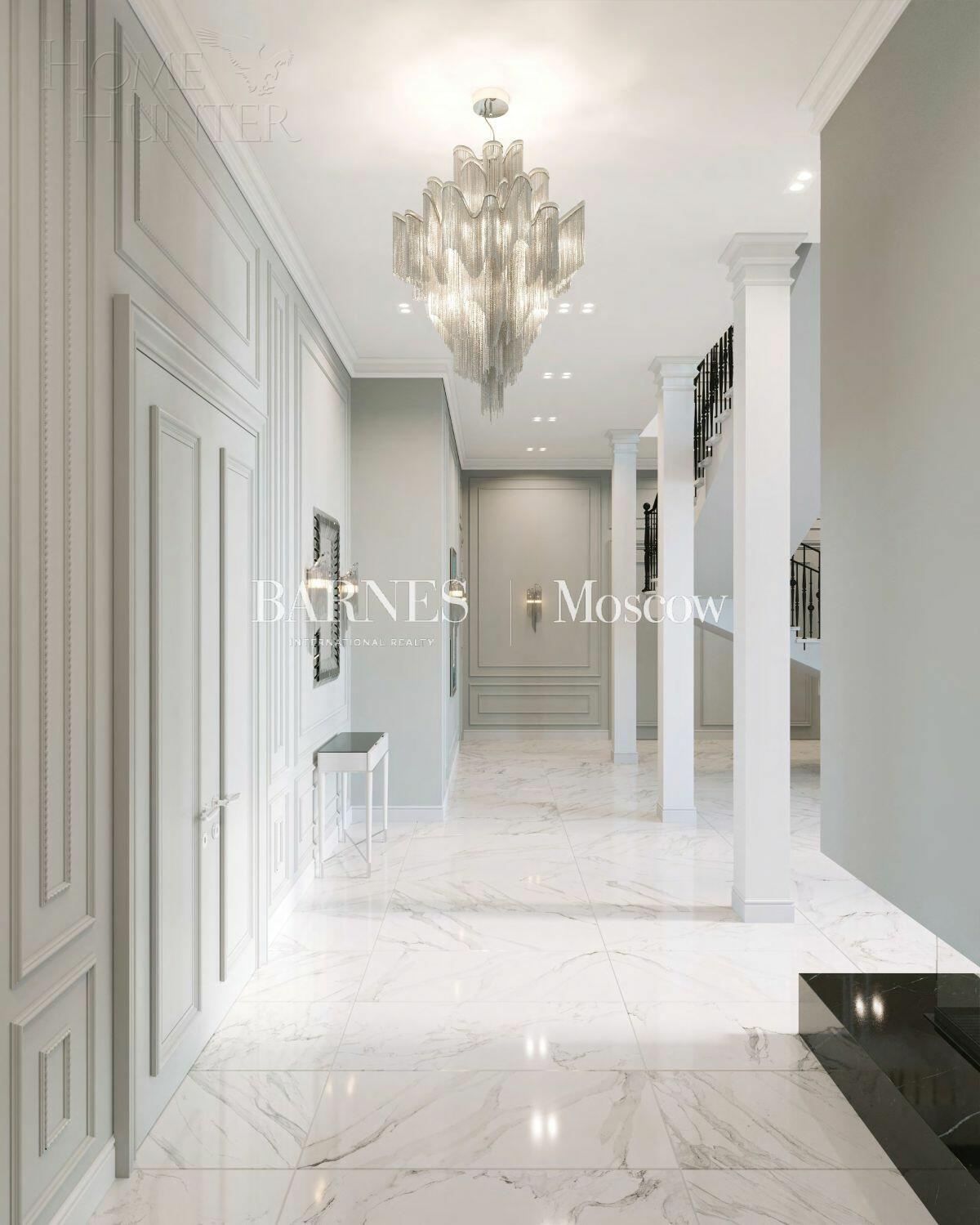 2-этажный коттедж 1 100 м² без отделки