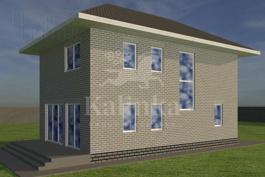 2-этажный коттедж 190 м² без отделки