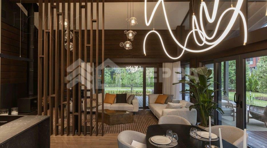 2-этажный коттедж 377 м² с отделкой