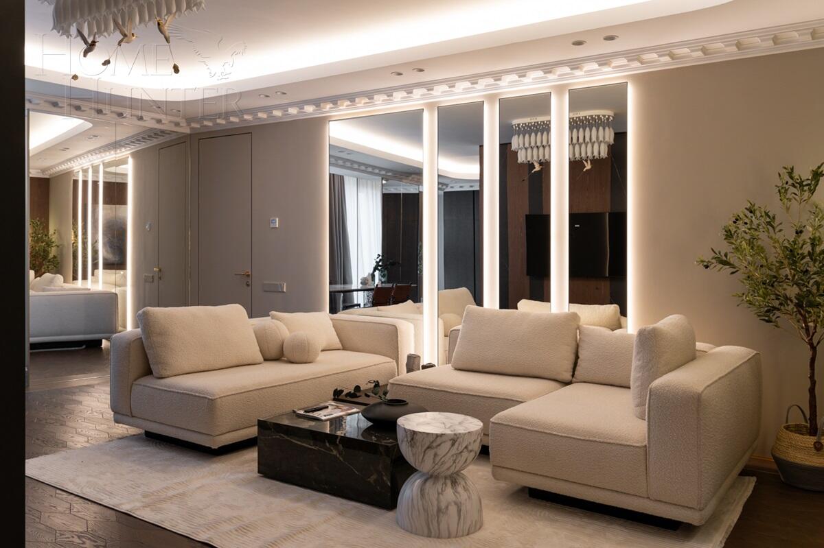 5-КОМН. КВАРТИРА С ОТДЕЛКОЙ 151 М² НА 19 ЭТАЖЕ