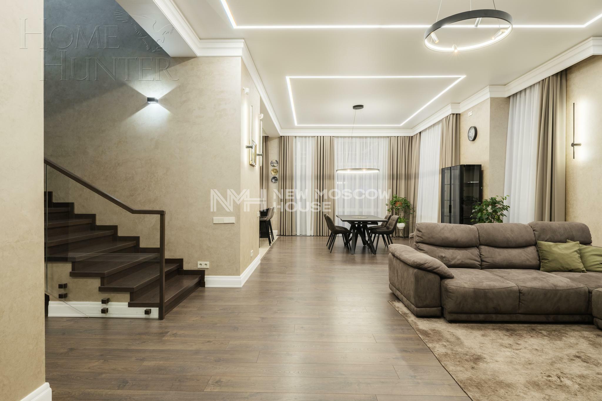 2-этажный коттедж 414 м² с отделкой