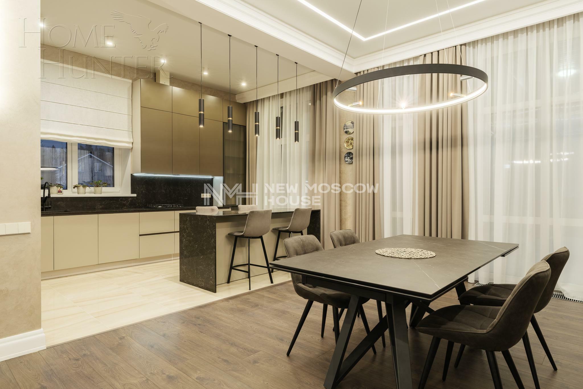 2-этажный коттедж 414 м² с отделкой