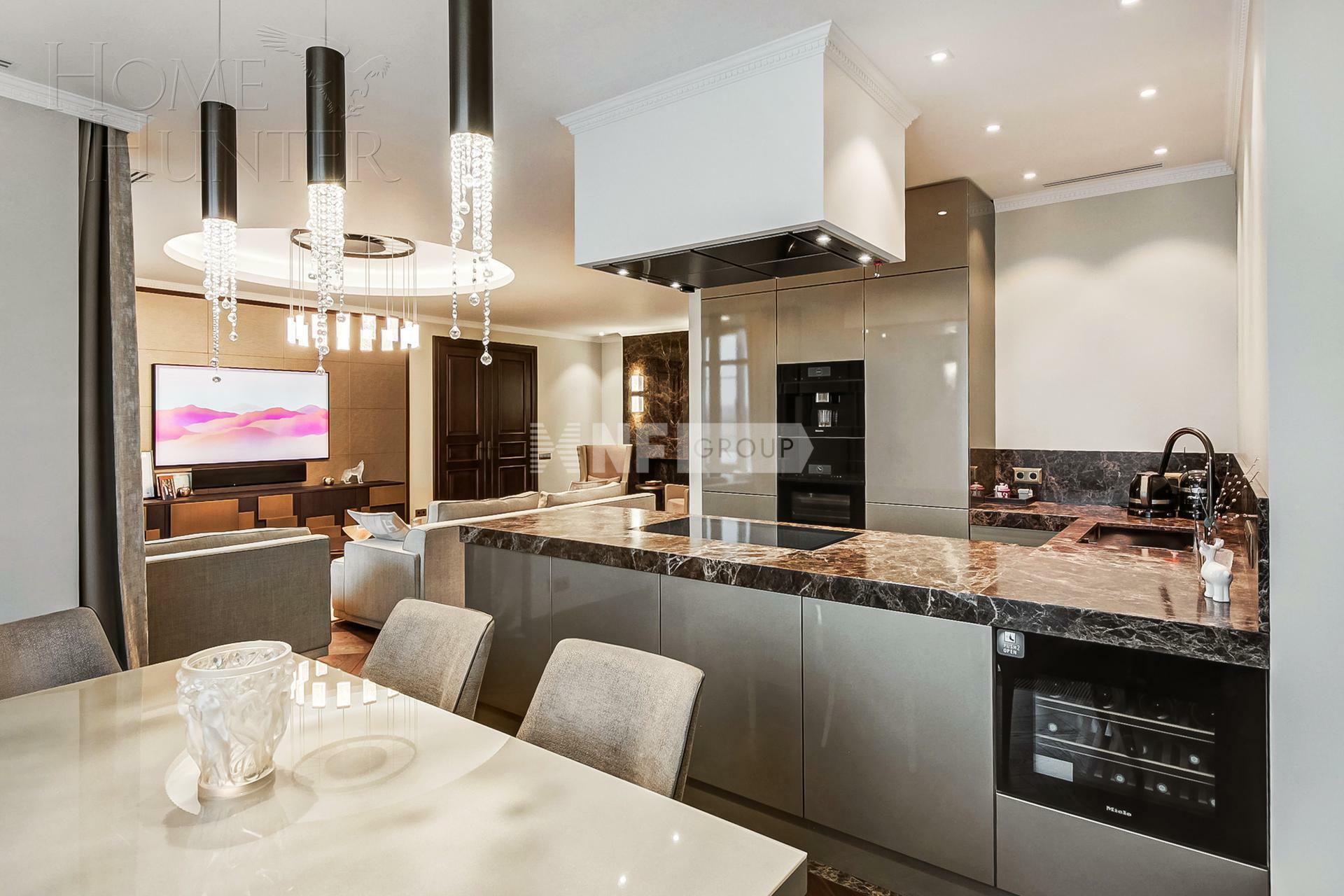 3-КОМН. КВАРТИРА С ОТДЕЛКОЙ 130 М² НА 8 ЭТАЖЕ