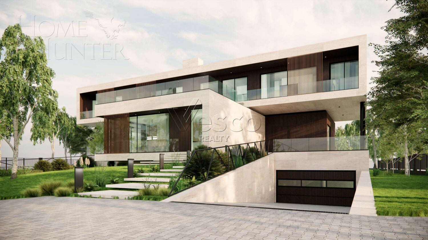 2-этажный коттедж 1 546 м² без отделки