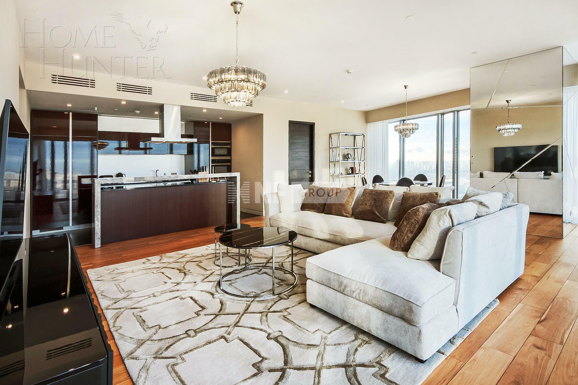 3-КОМН. АПАРТАМЕНТЫ С ОТДЕЛКОЙ 169 М² НА 51 ЭТАЖЕ