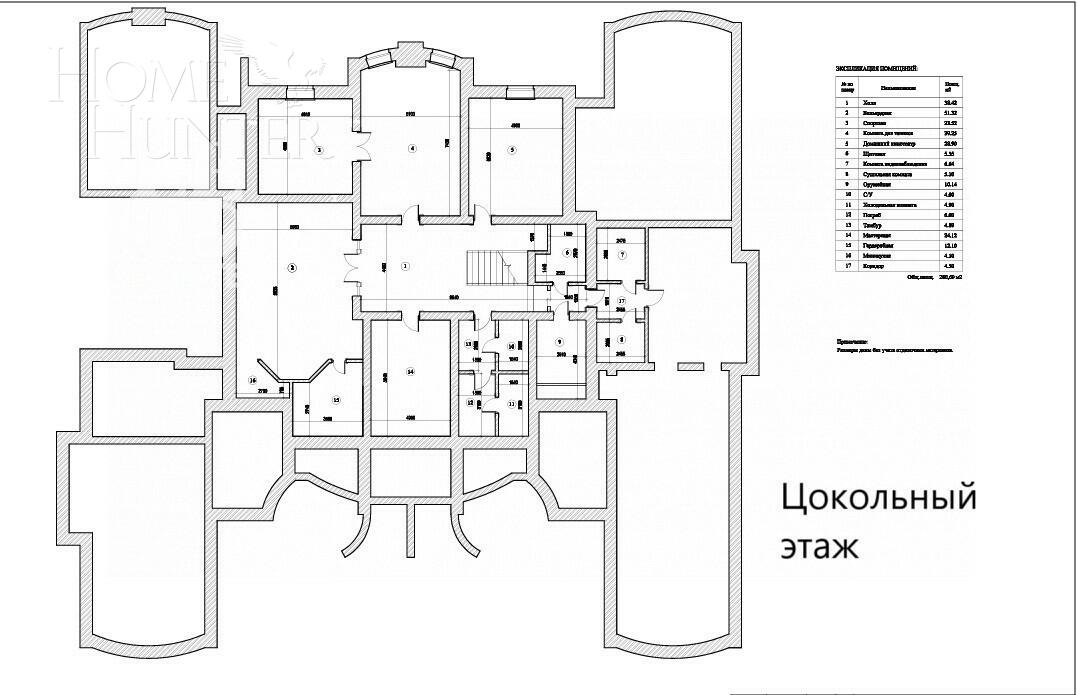 2-этажный коттедж 1 500 м² с отделкой