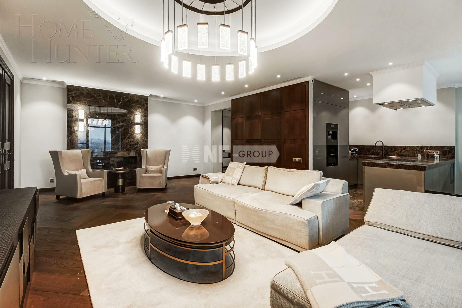 3-КОМН. КВАРТИРА С ОТДЕЛКОЙ 130 М² НА 8 ЭТАЖЕ