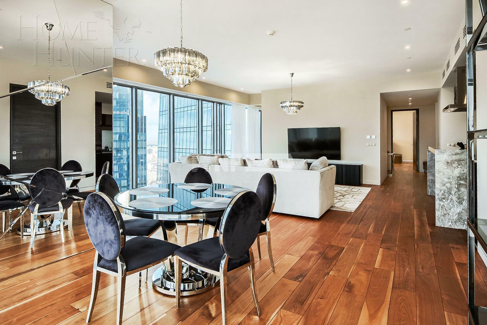 3-КОМН. АПАРТАМЕНТЫ С ОТДЕЛКОЙ 169 М² НА 51 ЭТАЖЕ