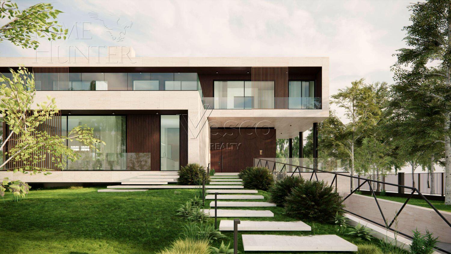 2-этажный коттедж 1 546 м² без отделки