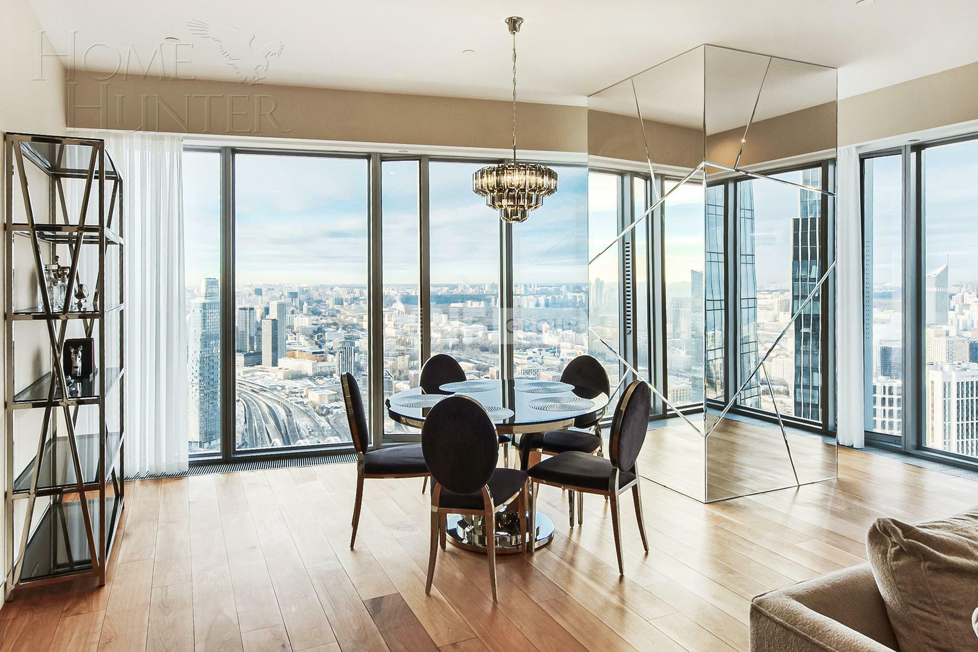 3-КОМН. АПАРТАМЕНТЫ С ОТДЕЛКОЙ 169 М² НА 51 ЭТАЖЕ