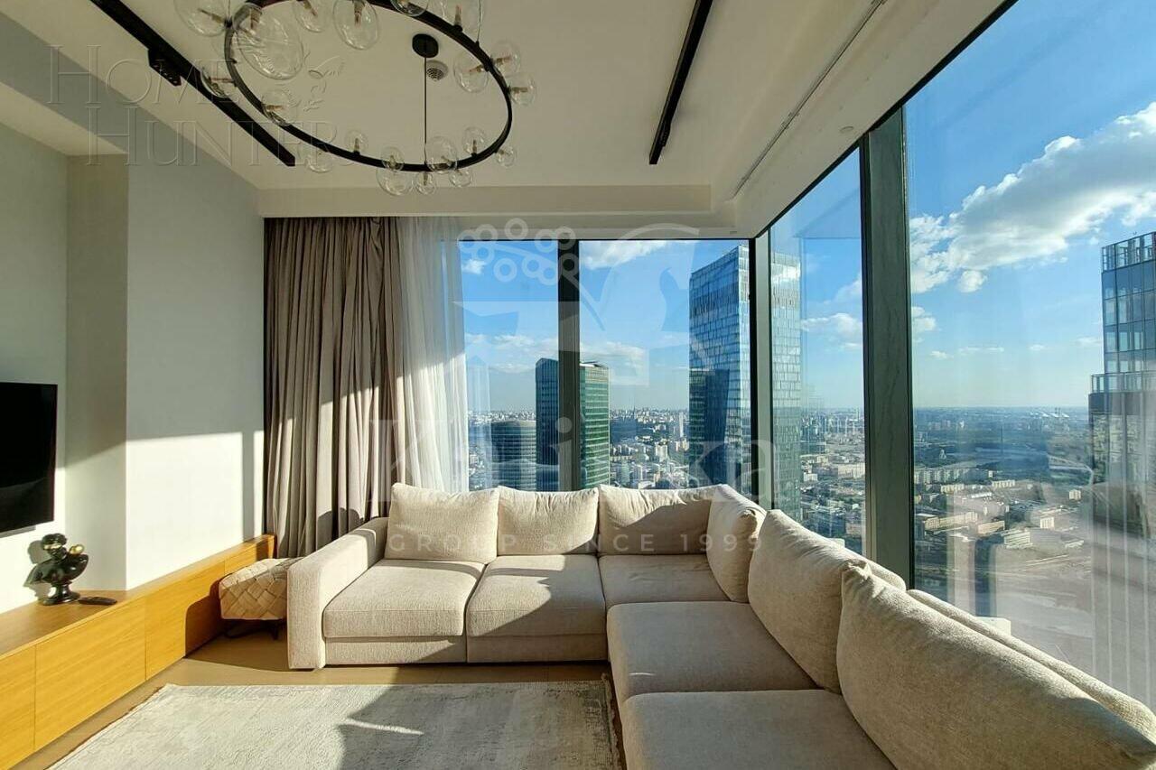 3-КОМН. АПАРТАМЕНТЫ С ОТДЕЛКОЙ 128.3 М² НА 68 ЭТАЖЕ