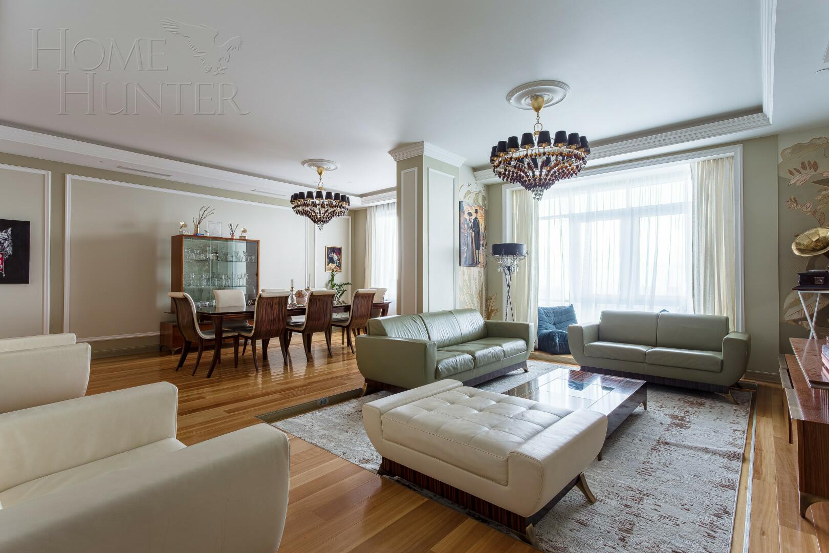 5-КОМН. КВАРТИРА С ОТДЕЛКОЙ 186 М² НА 34 ЭТАЖЕ