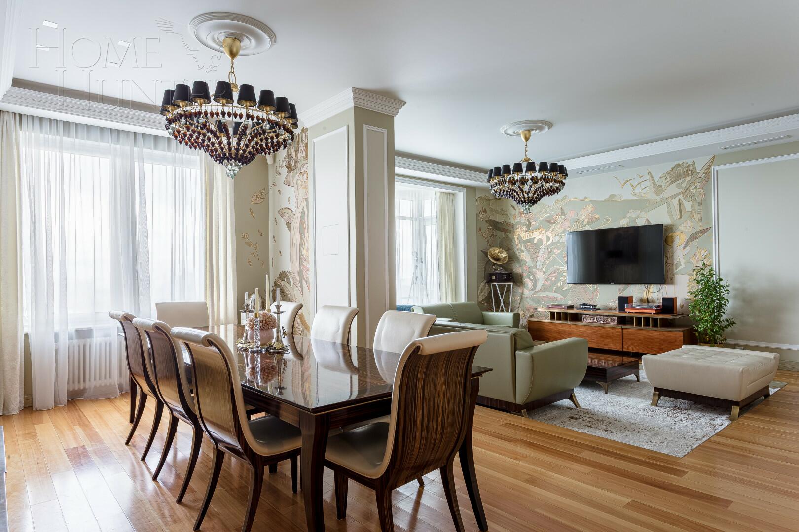 5-КОМН. КВАРТИРА С ОТДЕЛКОЙ 186 М² НА 34 ЭТАЖЕ