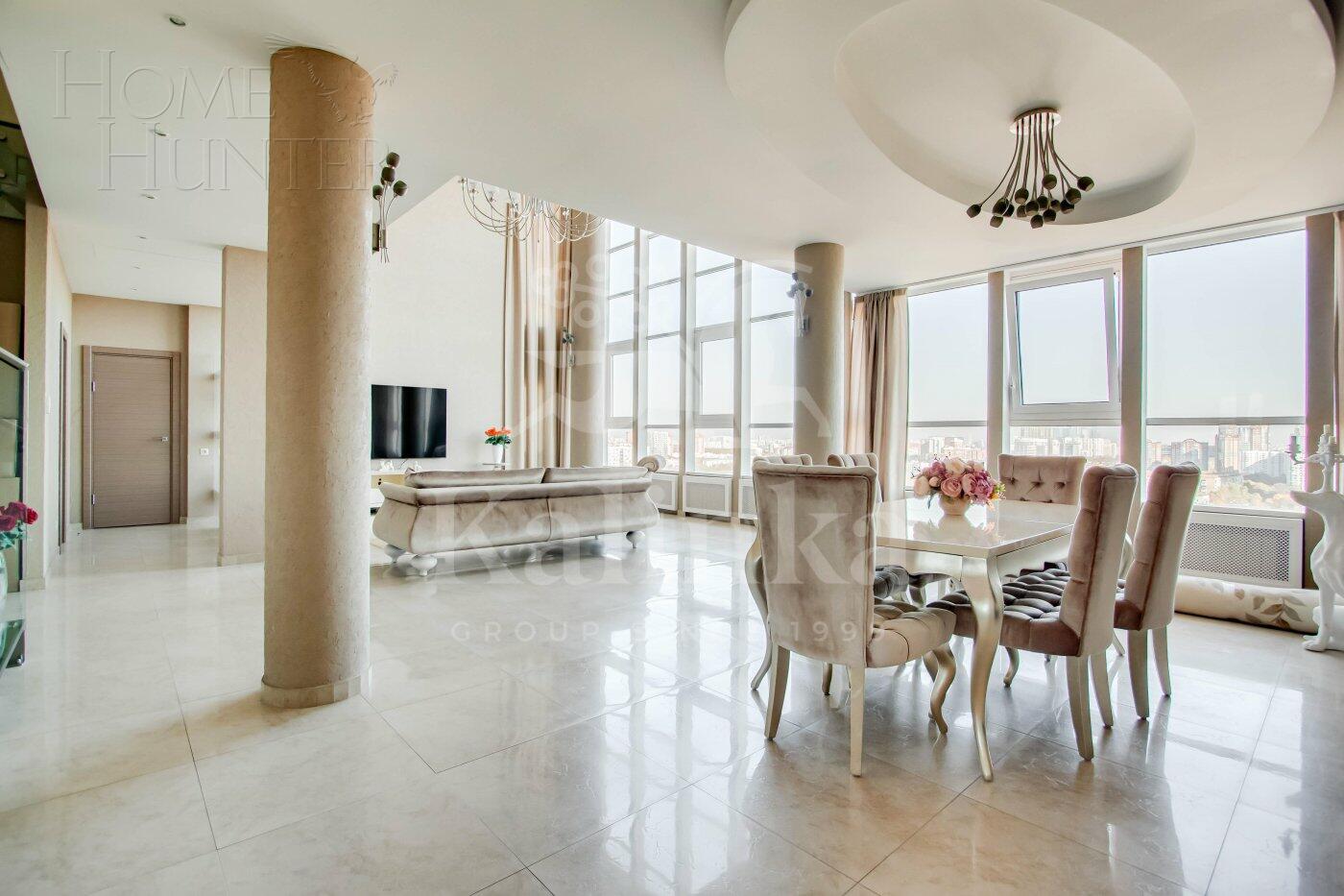 2-УРОВНЕВЫЙ ПЕНТХАУС С ОТДЕЛКОЙ 205 М² НА 24 ЭТАЖЕ